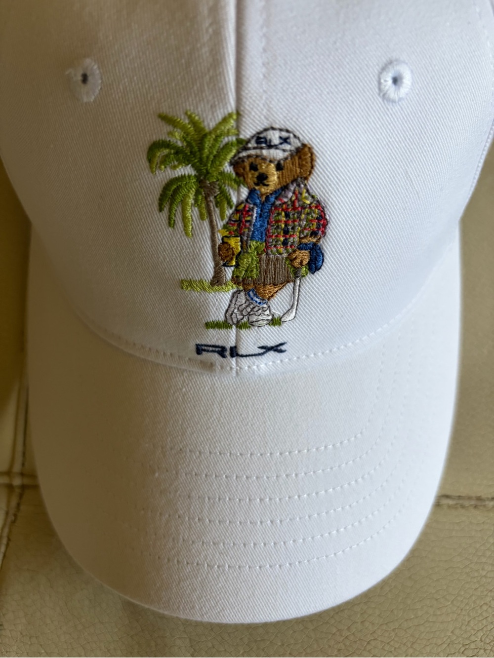 Ralph Lauren RLX White Interior Baseball Cap - Picture 5 of 5